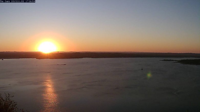 Lake Travis webcam, November 2, 2015 4:45 PM CT