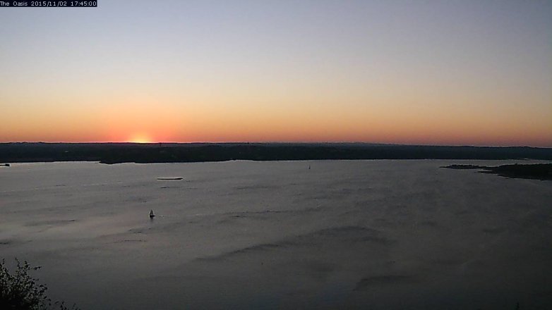Lake Travis webcam, November 2, 2015 4:50 PM CT