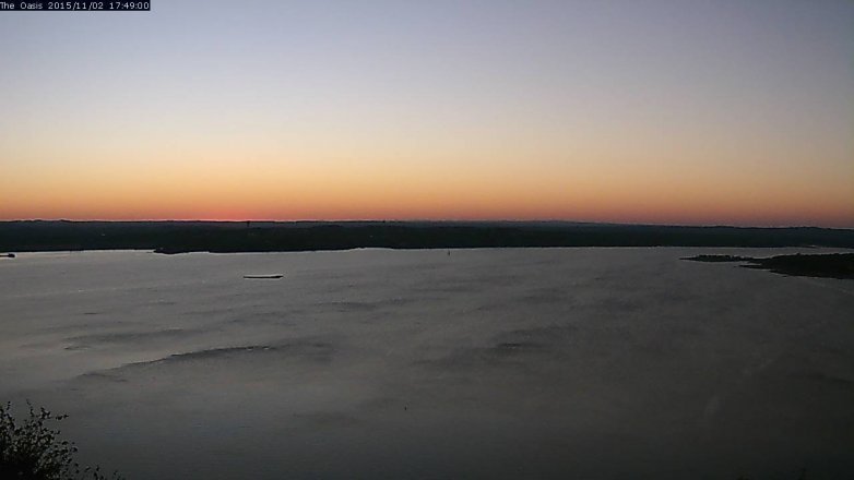 Lake Travis webcam, November 2, 2015 4:55 PM CT