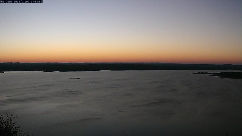 Lake Travis webcam, November 2, 2015 5:00 PM CT