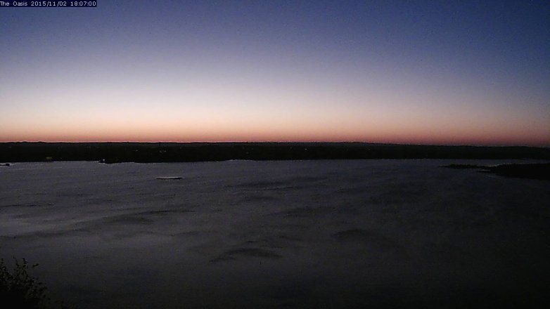 Lake Travis webcam, November 2, 2015 5:15 PM CT