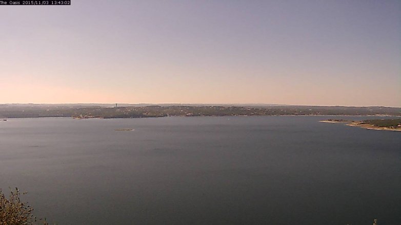 Lake Travis webcam, November 3, 2015 12:50 PM CT