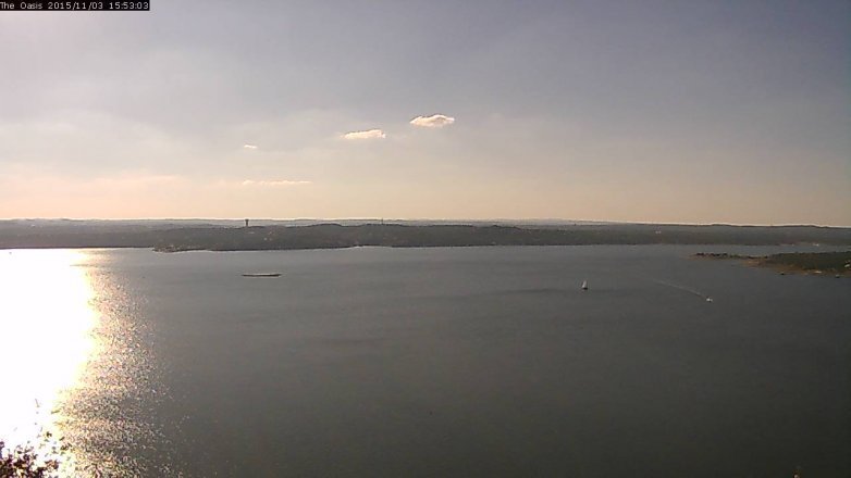 Lake Travis webcam, November 3, 2015 3:00 PM CT