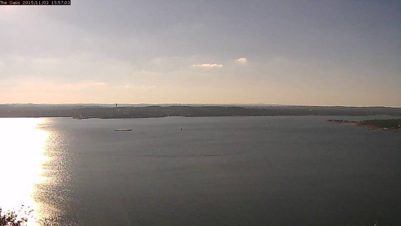 Lake Travis webcam, November 3, 2015 3:05 PM CT