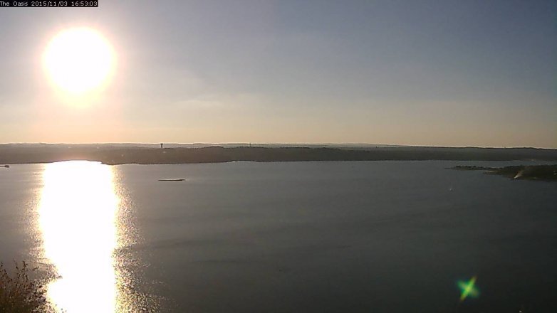 Lake Travis webcam, November 3, 2015 4:00 PM CT