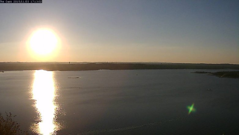 Lake Travis webcam, November 3, 2015 4:20 PM CT
