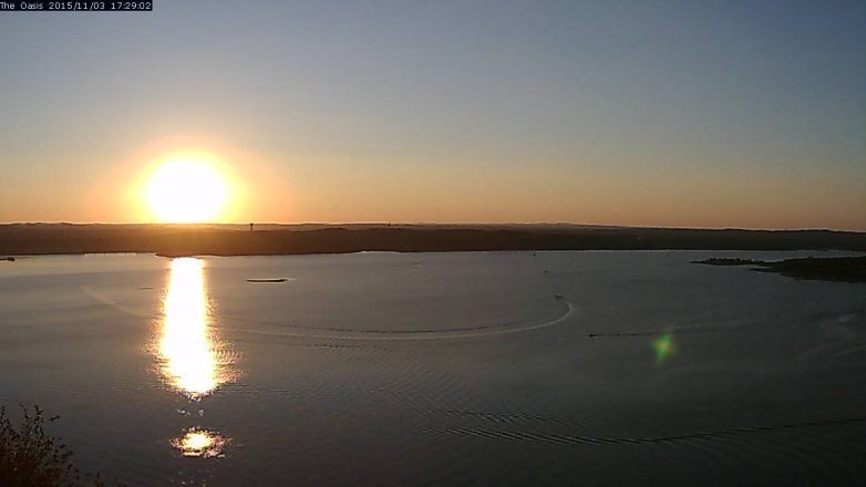 Lake Travis webcam, November 3, 2015 4:35 PM CT
