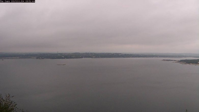 Lake Travis webcam, November 4, 2015 9:00 AM CT