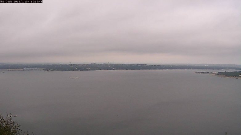 Lake Travis webcam, November 4, 2015 9:20 AM CT