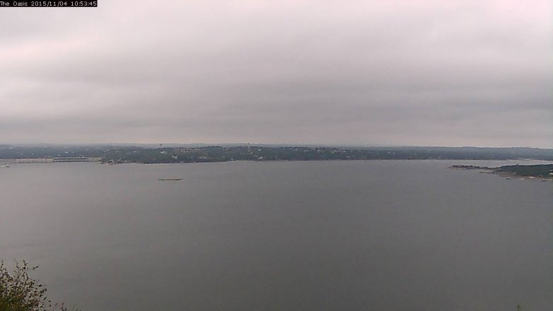 Lake Travis webcam, November 4, 2015 10:00 AM CT