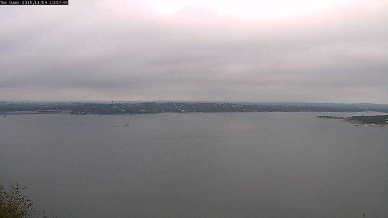Lake Travis webcam, November 4, 2015 10:05 AM CT