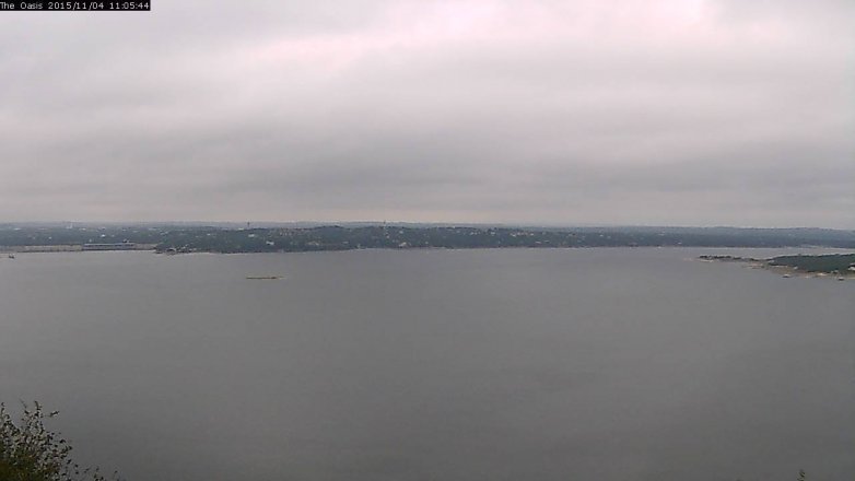 Lake Travis webcam, November 4, 2015 10:10 AM CT