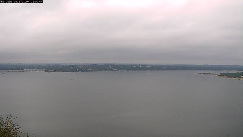 Lake Travis webcam, November 4, 2015 10:15 AM CT