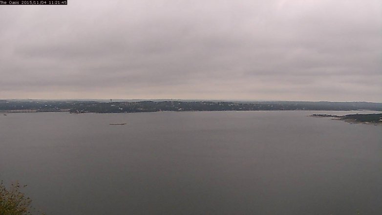 Lake Travis webcam, November 4, 2015 10:25 AM CT