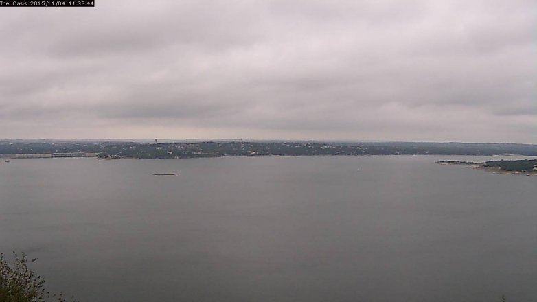 Lake Travis webcam, November 4, 2015 10:40 AM CT