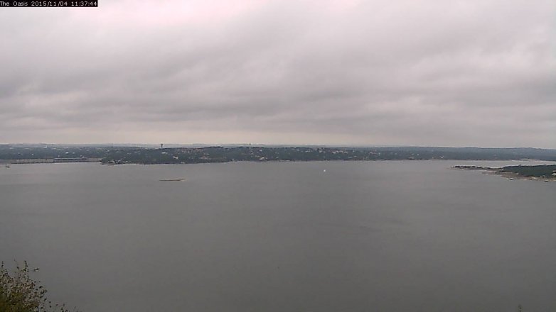 Lake Travis webcam, November 4, 2015 10:45 AM CT