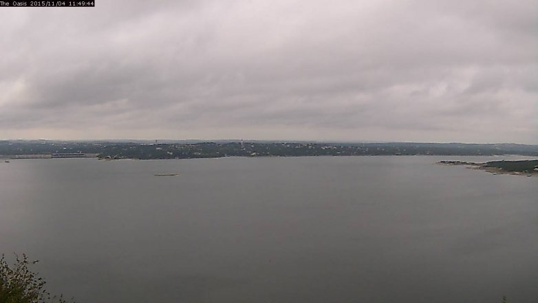 Lake Travis webcam, November 4, 2015 10:55 AM CT