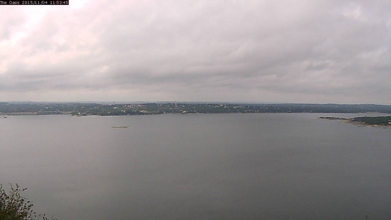 Lake Travis webcam, November 4, 2015 11:00 AM CT
