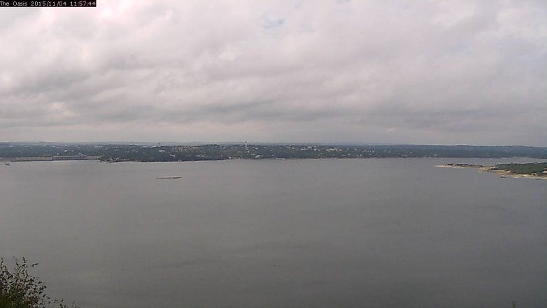 Lake Travis webcam, November 4, 2015 11:05 AM CT