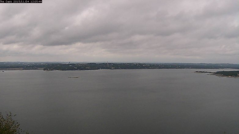 Lake Travis webcam, November 4, 2015 11:10 AM CT