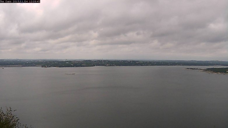 Lake Travis webcam, November 4, 2015 11:15 AM CT