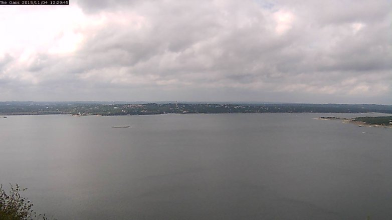 Lake Travis webcam, November 4, 2015 11:35 AM CT