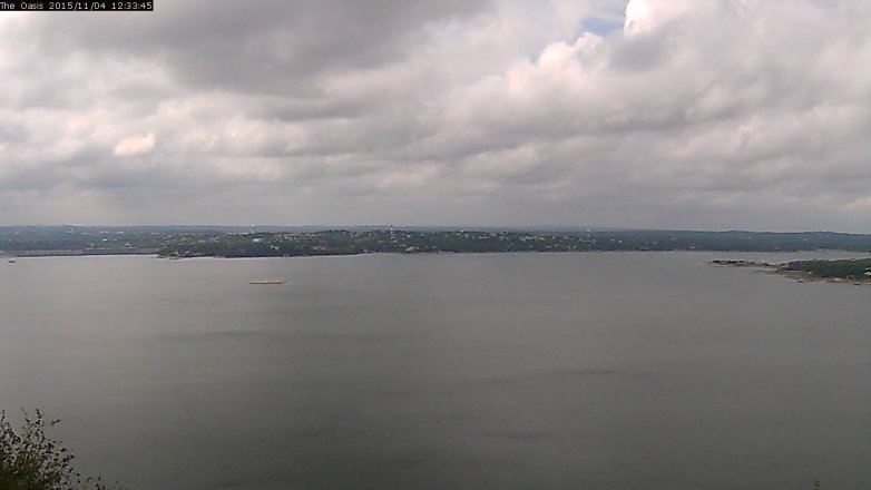 Lake Travis webcam, November 4, 2015 11:40 AM CT
