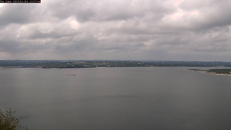 Lake Travis webcam, November 4, 2015 11:45 AM CT