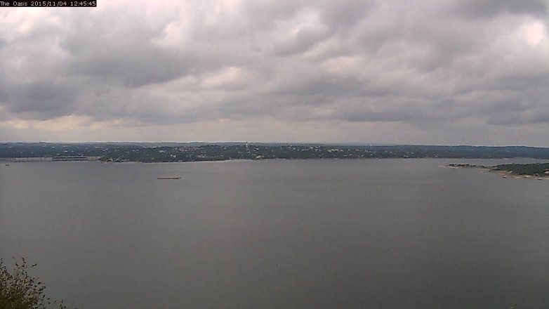 Lake Travis webcam, November 4, 2015 11:50 AM CT