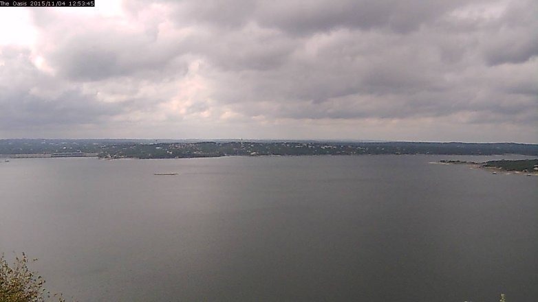 Lake Travis webcam, November 4, 2015 12:00 PM CT