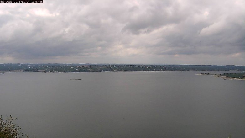 Lake Travis webcam, November 4, 2015 12:05 PM CT