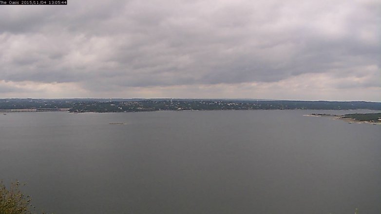 Lake Travis webcam, November 4, 2015 12:10 PM CT