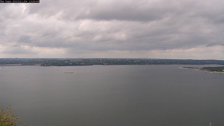 Lake Travis webcam, November 4, 2015 12:15 PM CT