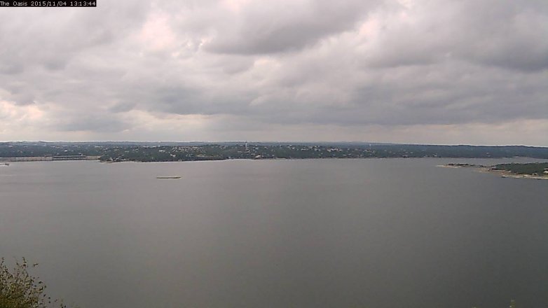 Lake Travis webcam, November 4, 2015 12:20 PM CT
