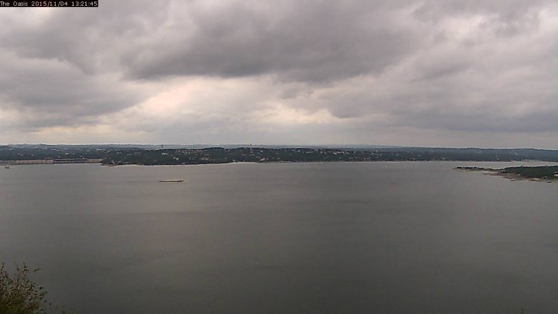 Lake Travis webcam, November 4, 2015 12:25 PM CT