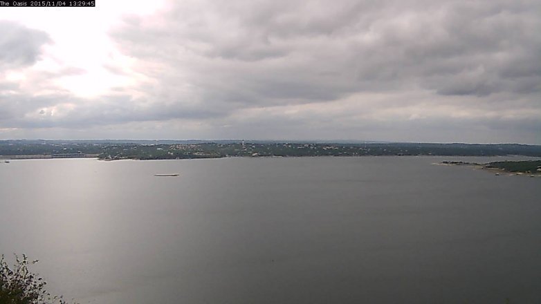 Lake Travis webcam, November 4, 2015 12:35 PM CT