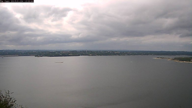 Lake Travis webcam, November 4, 2015 12:40 PM CT