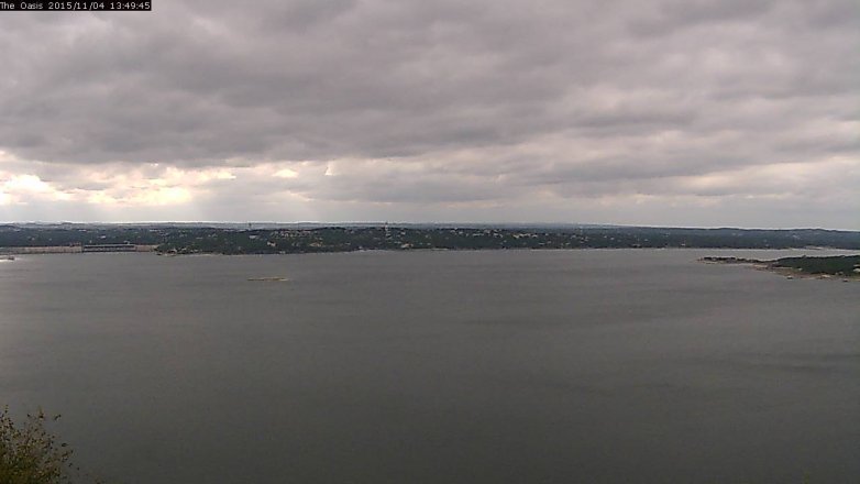 Lake Travis webcam, November 4, 2015 12:55 PM CT