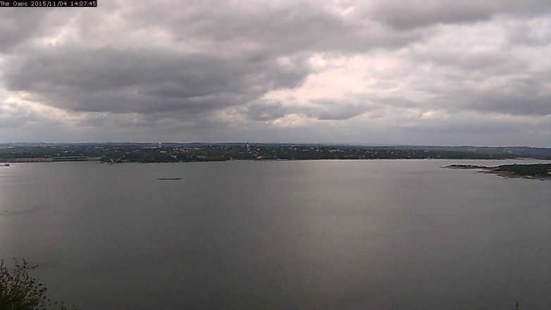 Lake Travis webcam, November 4, 2015 1:15 PM CT