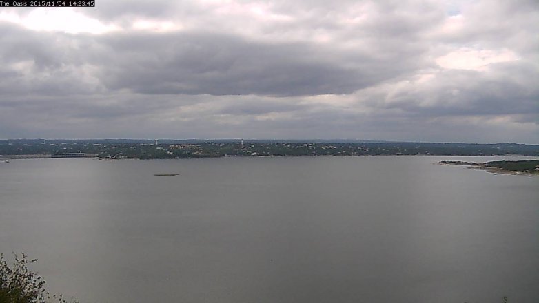 Lake Travis webcam, November 4, 2015 1:30 PM CT