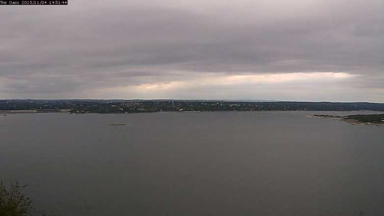 Lake Travis webcam, November 4, 2015 2:00 PM CT