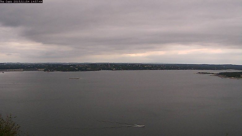 Lake Travis webcam, November 4, 2015 2:05 PM CT