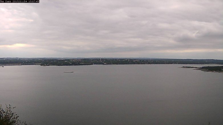 Lake Travis webcam, November 4, 2015 2:15 PM CT