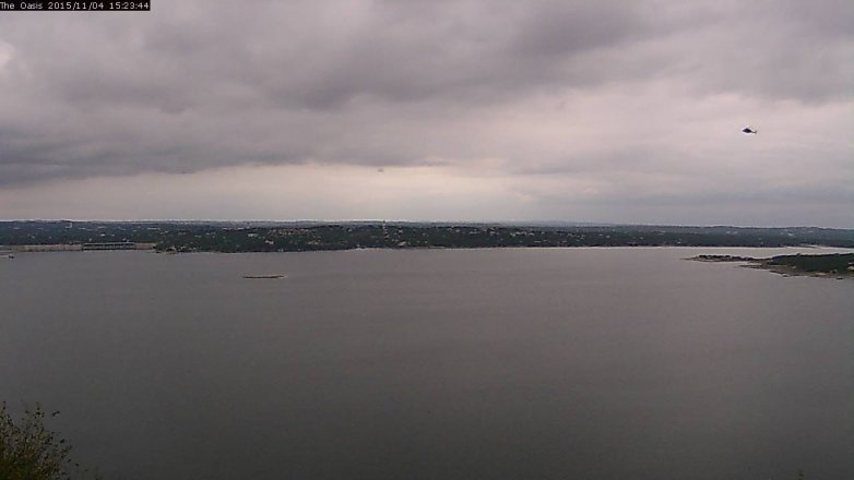 Lake Travis webcam, November 4, 2015 2:30 PM CT
