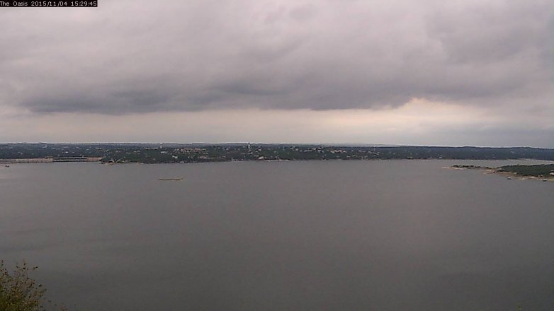 Lake Travis webcam, November 4, 2015 2:35 PM CT