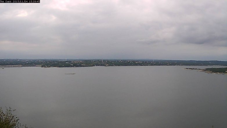 Lake Travis webcam, November 4, 2015 2:45 PM CT