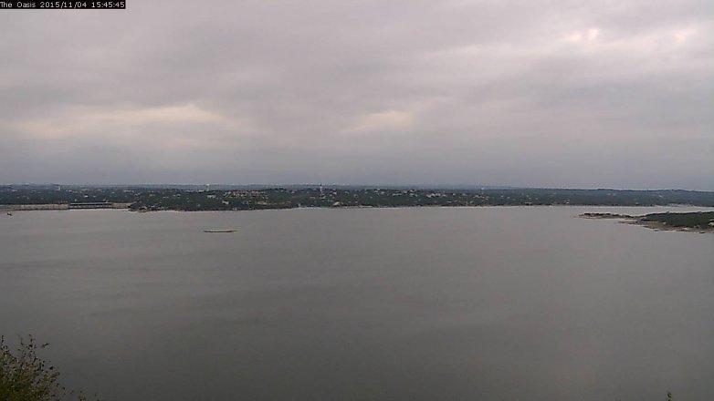 Lake Travis webcam, November 4, 2015 2:50 PM CT