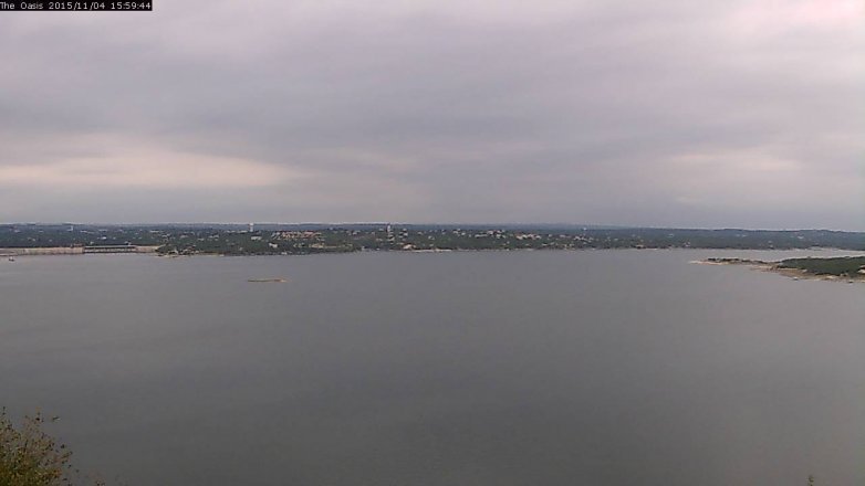 Lake Travis webcam, November 4, 2015 3:05 PM CT