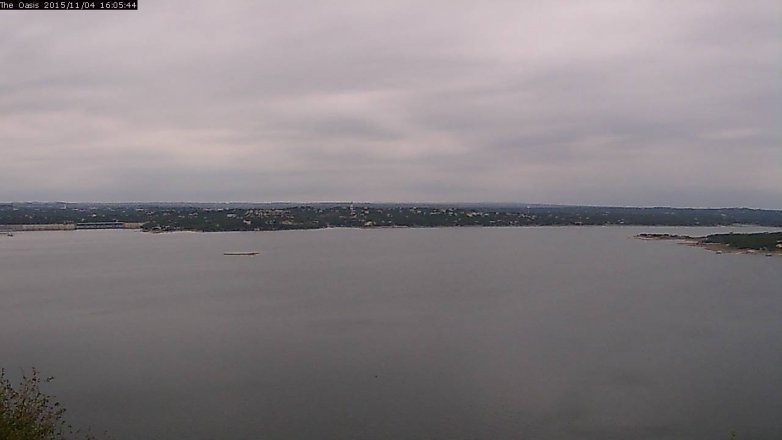 Lake Travis webcam, November 4, 2015 3:10 PM CT
