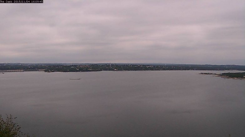 Lake Travis webcam, November 4, 2015 3:15 PM CT